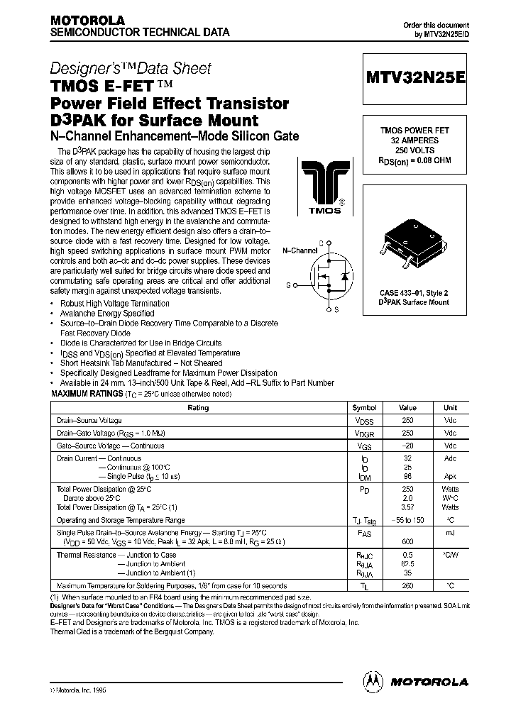 MTV32N25E-D_5546830.PDF Datasheet