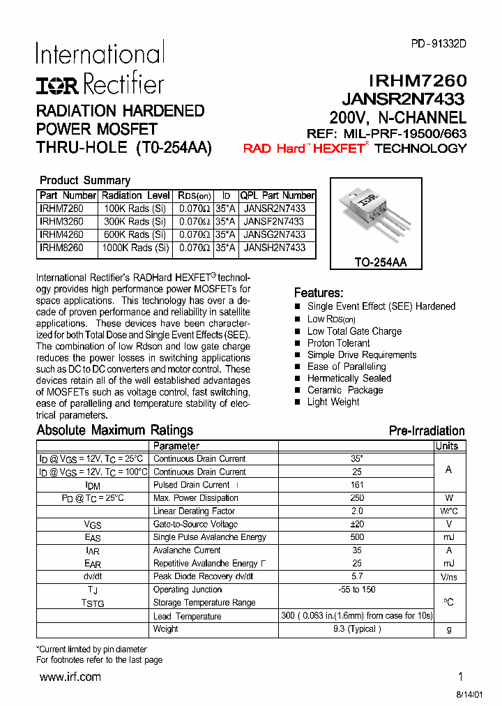 JANSF2N7433_5547802.PDF Datasheet