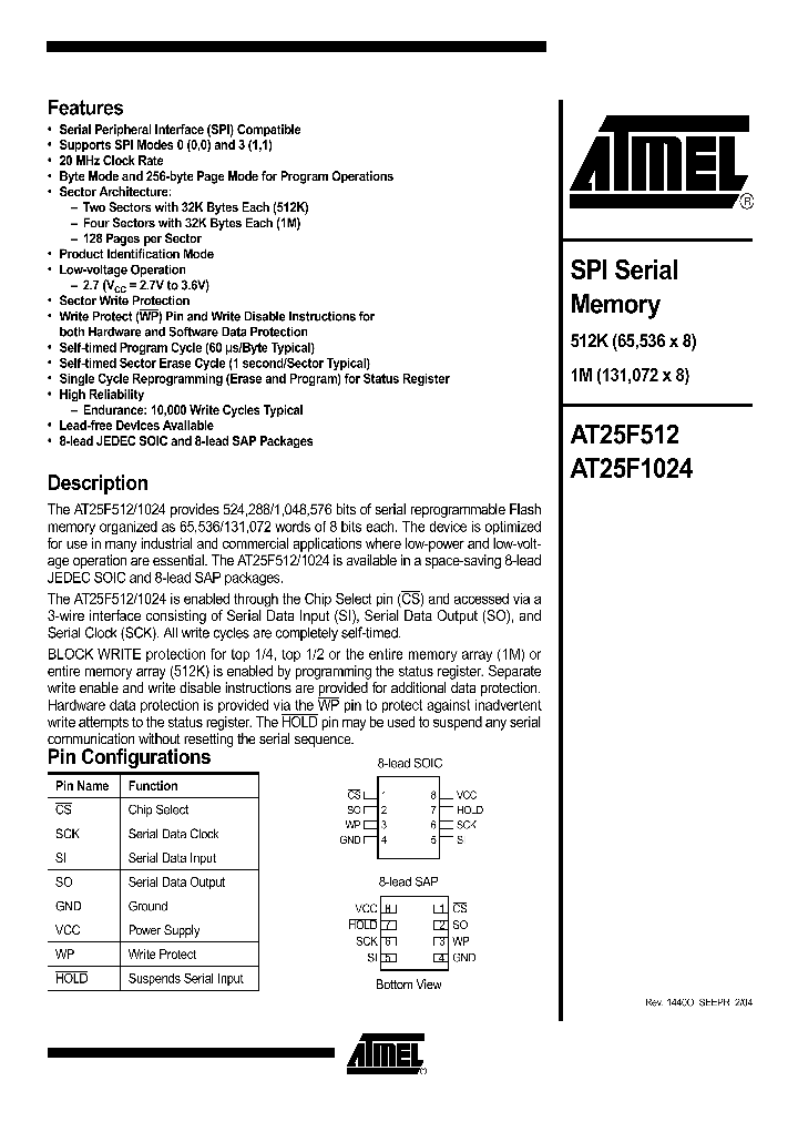 AT25F1024_5549235.PDF Datasheet