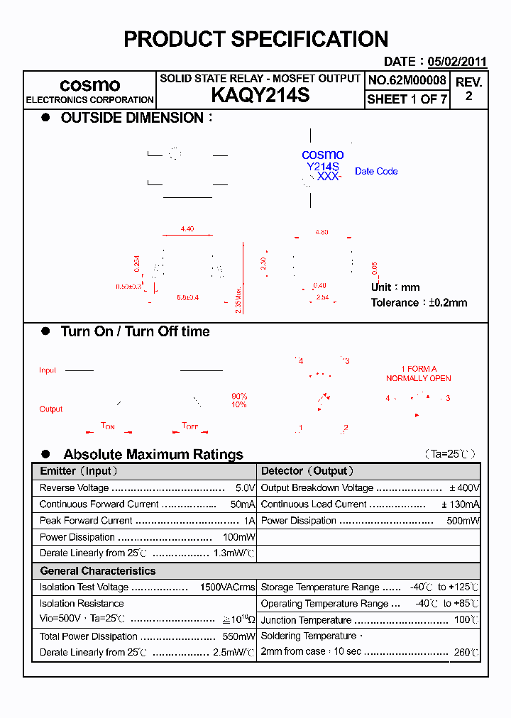 KAQY214S11_5551301.PDF Datasheet