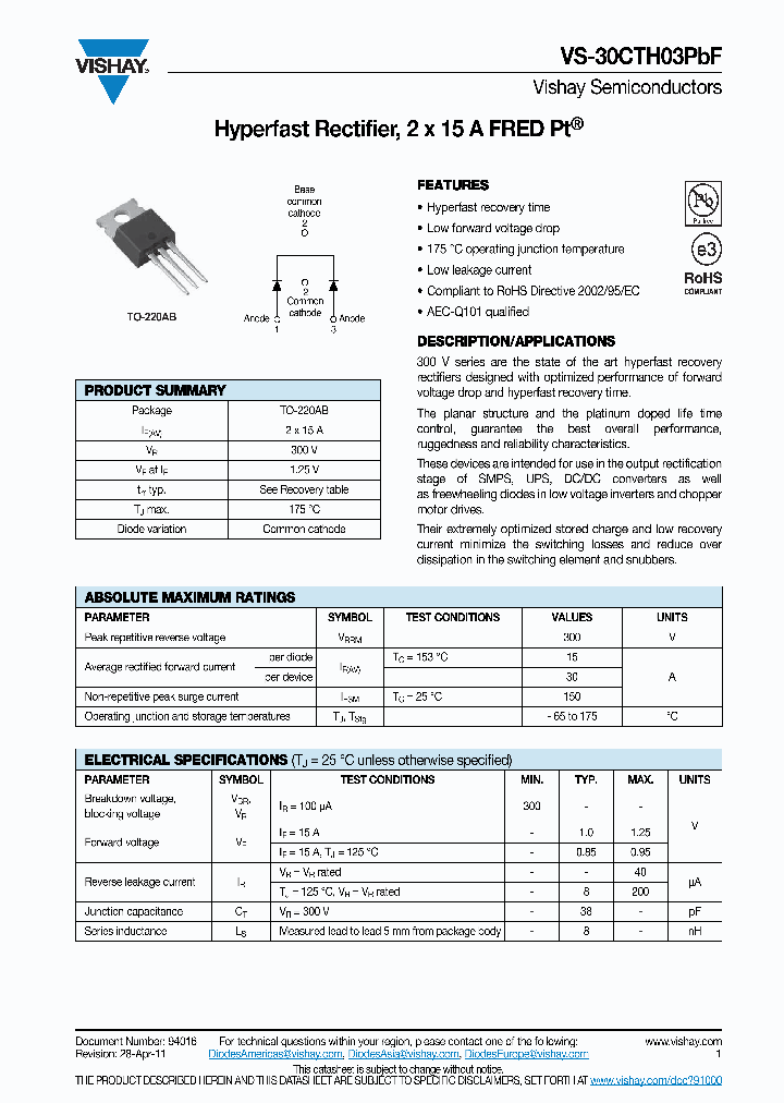 30CTH03PBF_5552400.PDF Datasheet