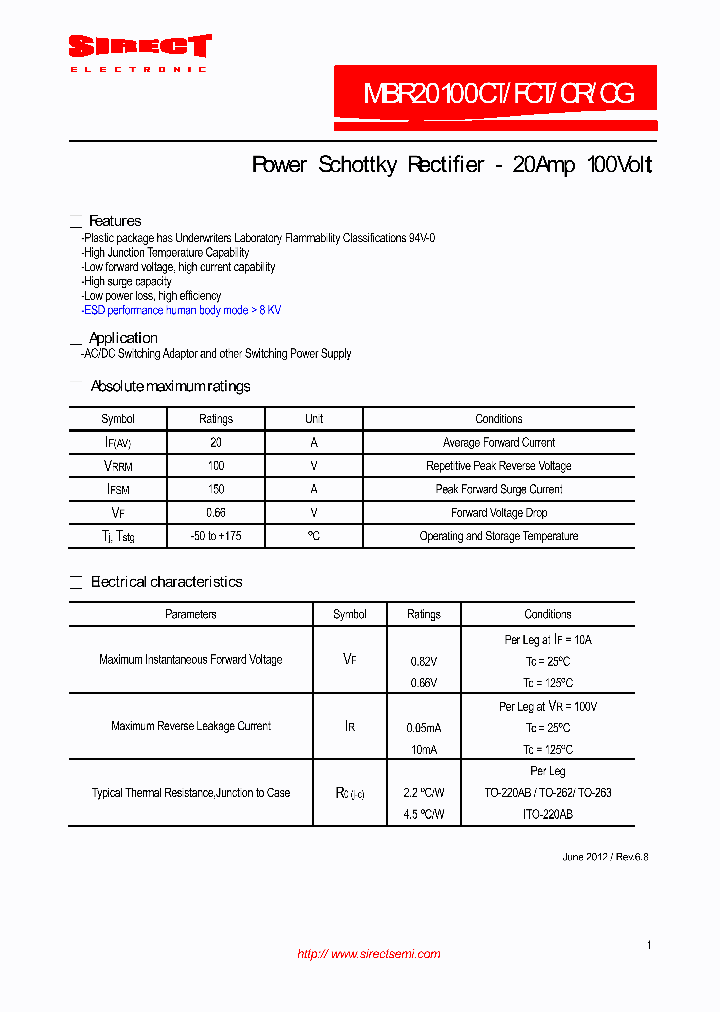 MBR20100CG_5553163.PDF Datasheet
