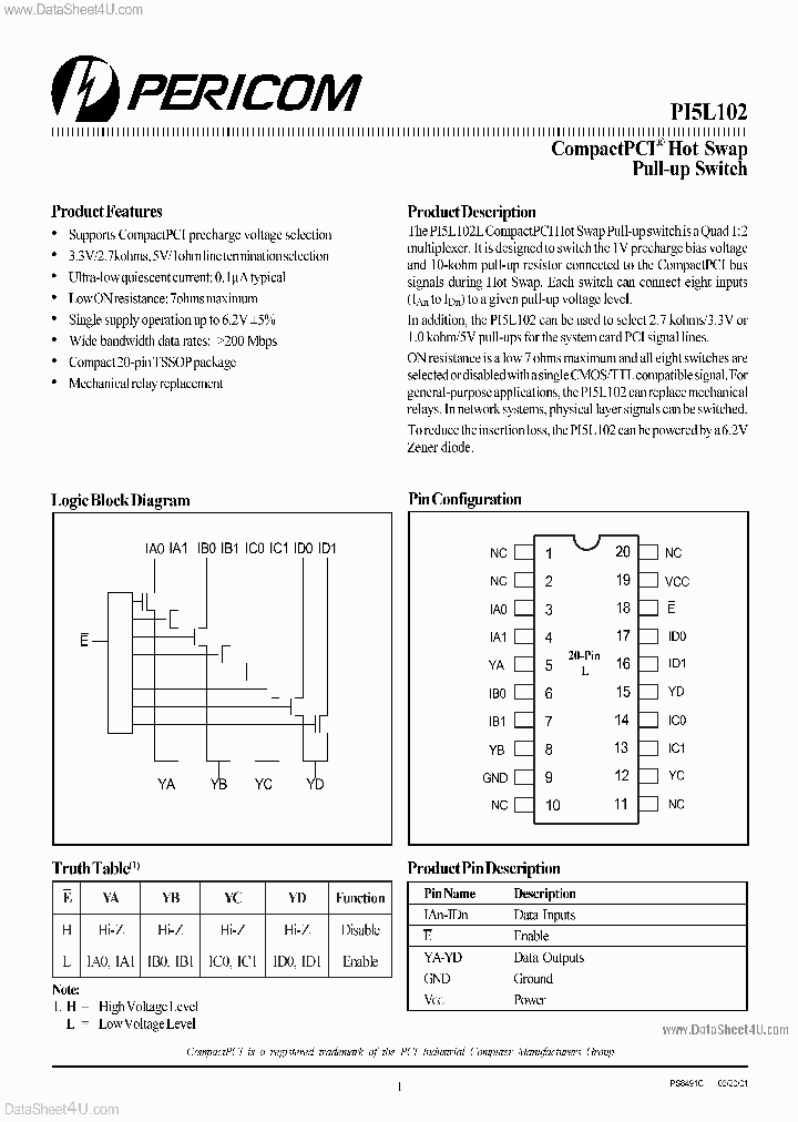 PI5L102_5554299.PDF Datasheet