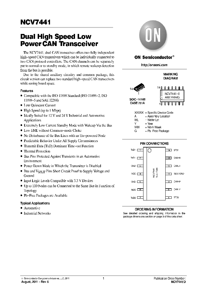 NCV7441D20G_5554428.PDF Datasheet