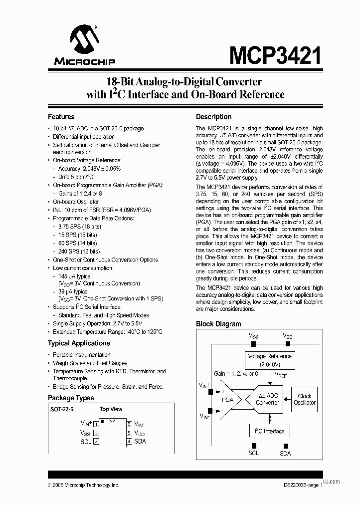 MCP3421_5555442.PDF Datasheet