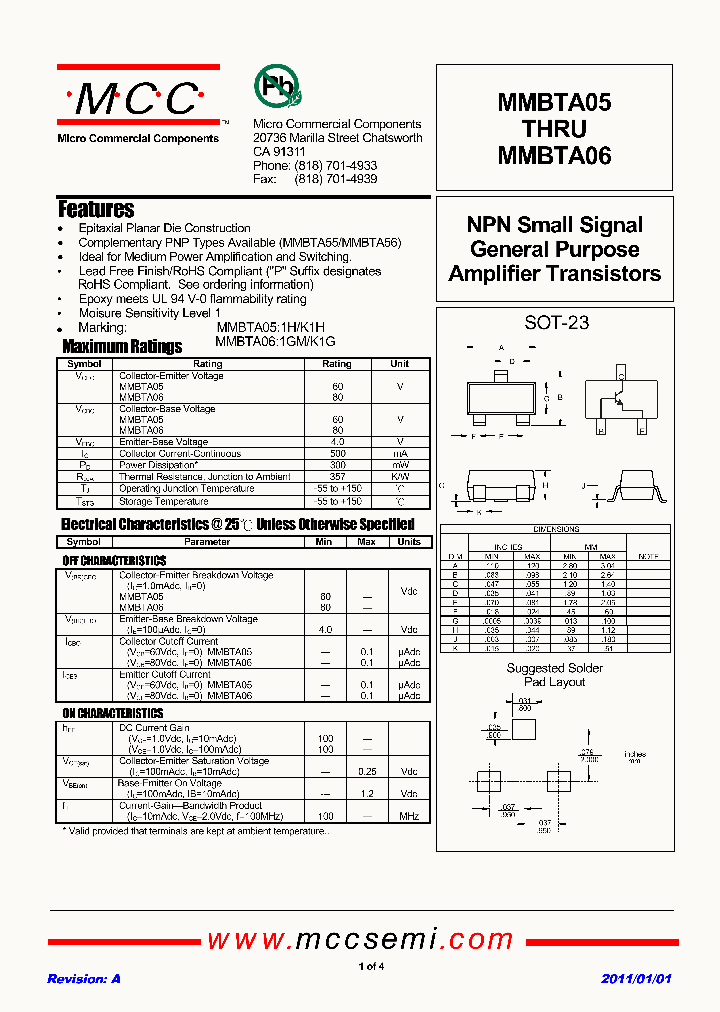 MMBTA0511_5556644.PDF Datasheet