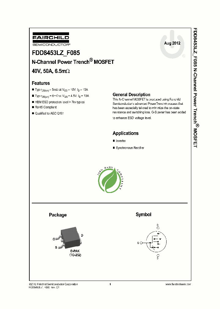 FDD8453LZF08512_5557131.PDF Datasheet