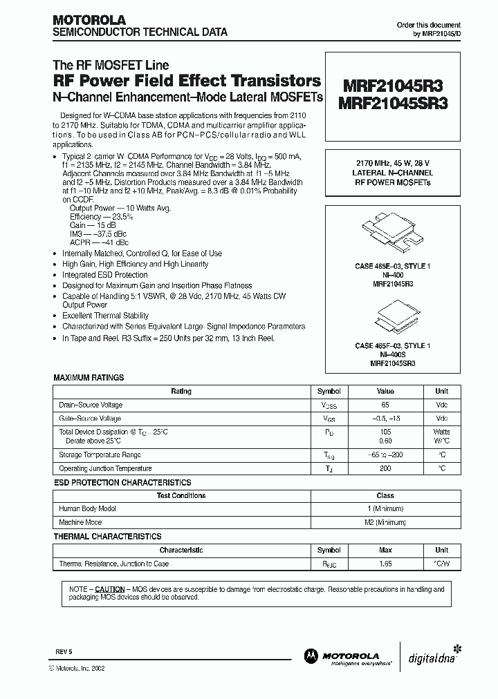 MRF21045_5560892.PDF Datasheet