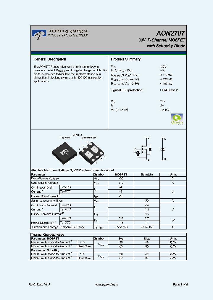 AON2707_5563422.PDF Datasheet