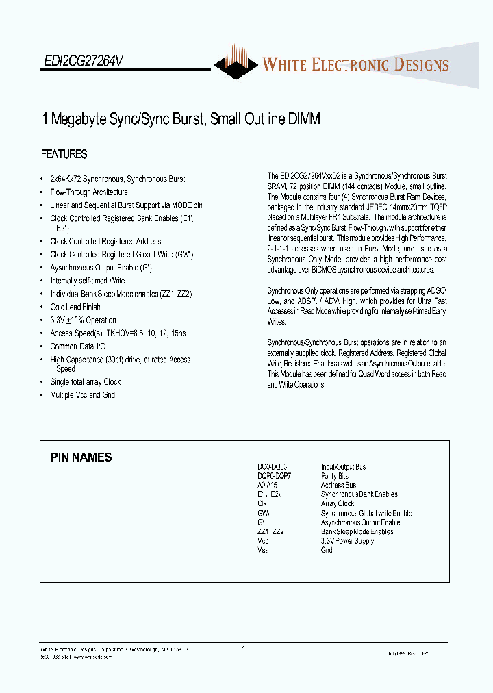 EDI2CG27264V85D1_5564940.PDF Datasheet