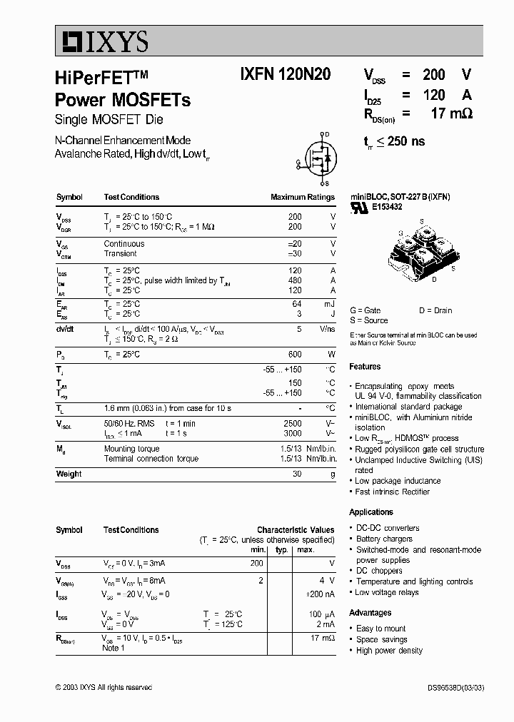 IXFN120N20_5565241.PDF Datasheet