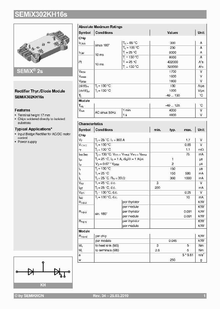 SEMIX302KH16S_5566505.PDF Datasheet