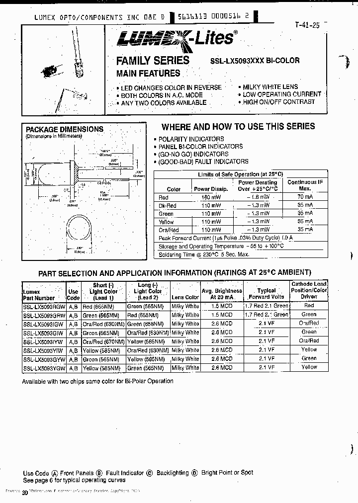 SSL-LX50931YIW_5566832.PDF Datasheet