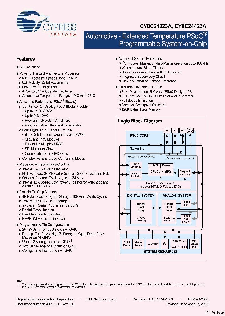 CY8C24423A-12PVXET_5568782.PDF Datasheet
