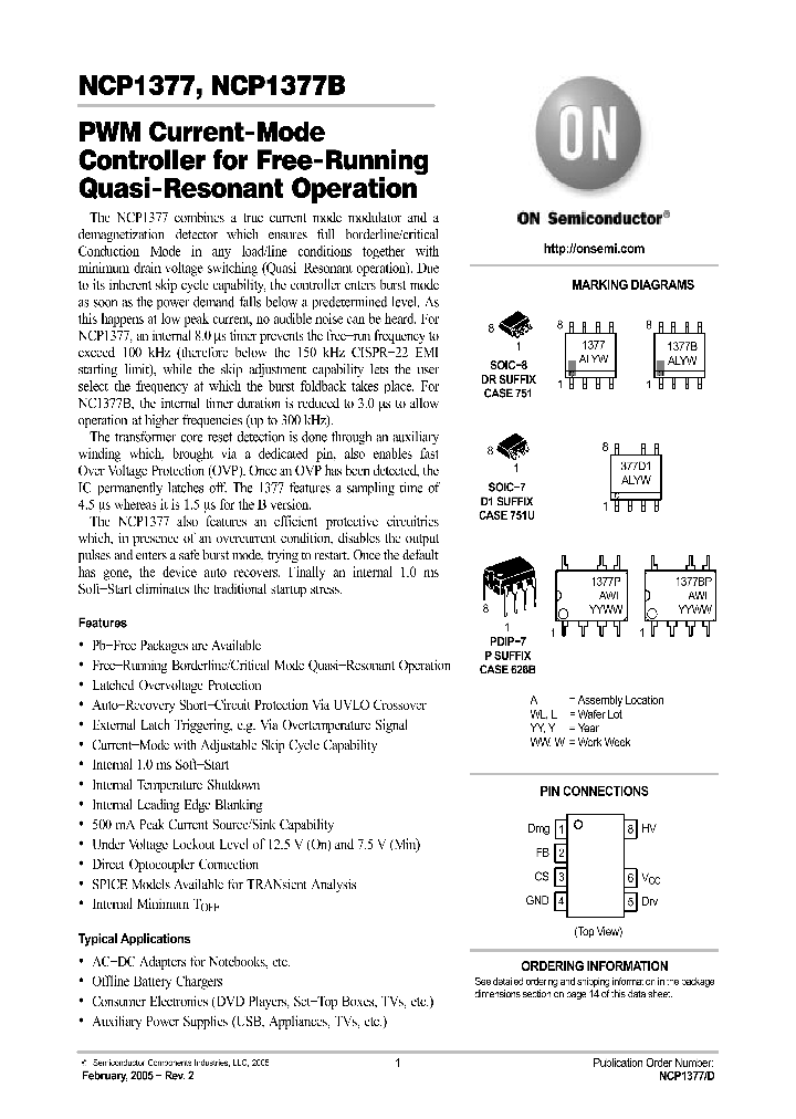 NCP1377B_5572737.PDF Datasheet