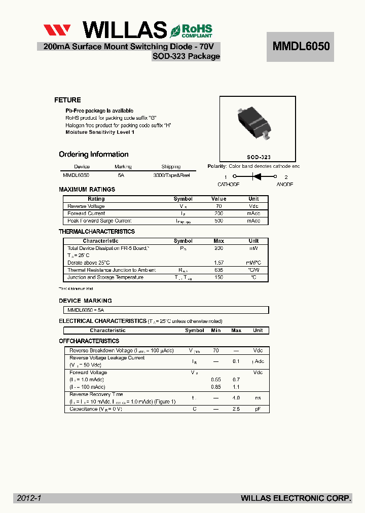 MMDL6050_5576555.PDF Datasheet
