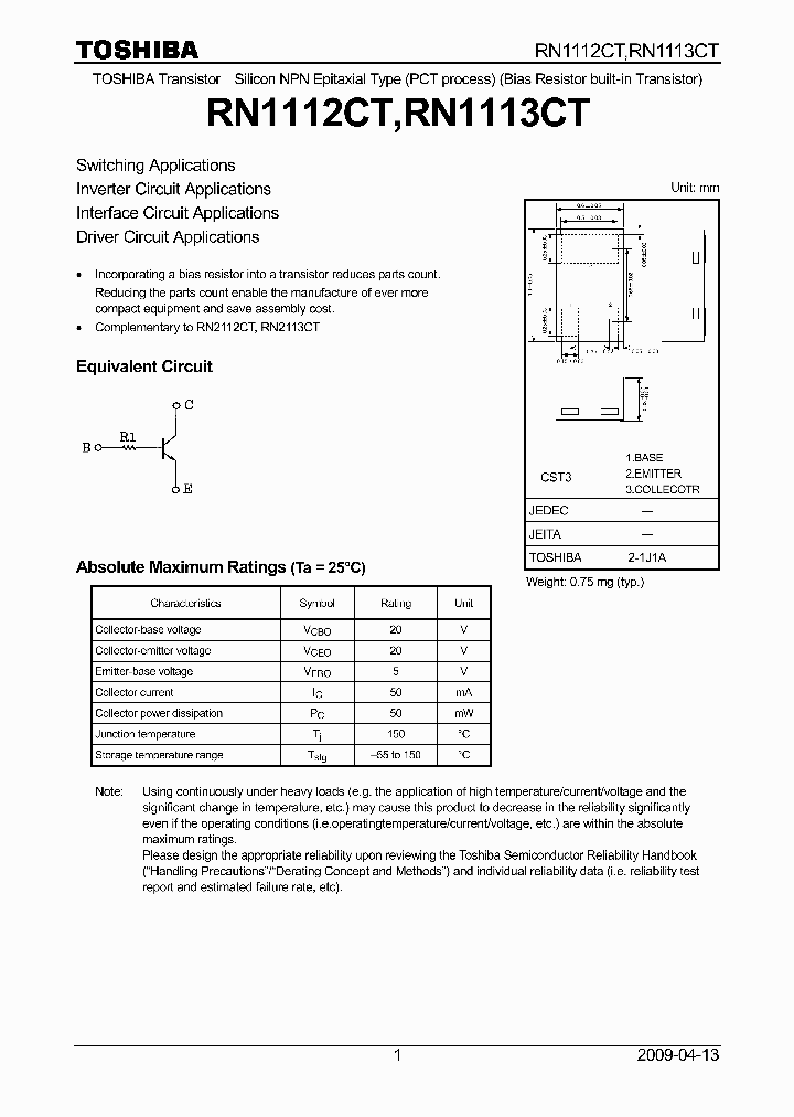 RN1113CT_5576667.PDF Datasheet