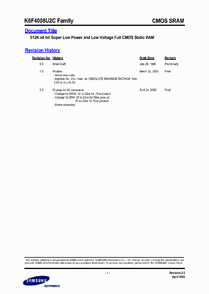 K6F4008U2CFAMILY_5577481.PDF Datasheet