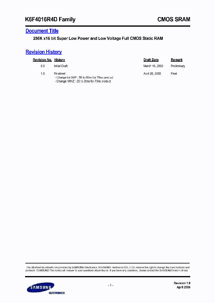 K6F4016R4DFAMILY_5577484.PDF Datasheet