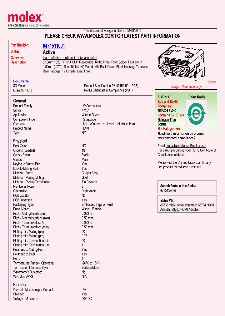 47151-1001_5577621.PDF Datasheet