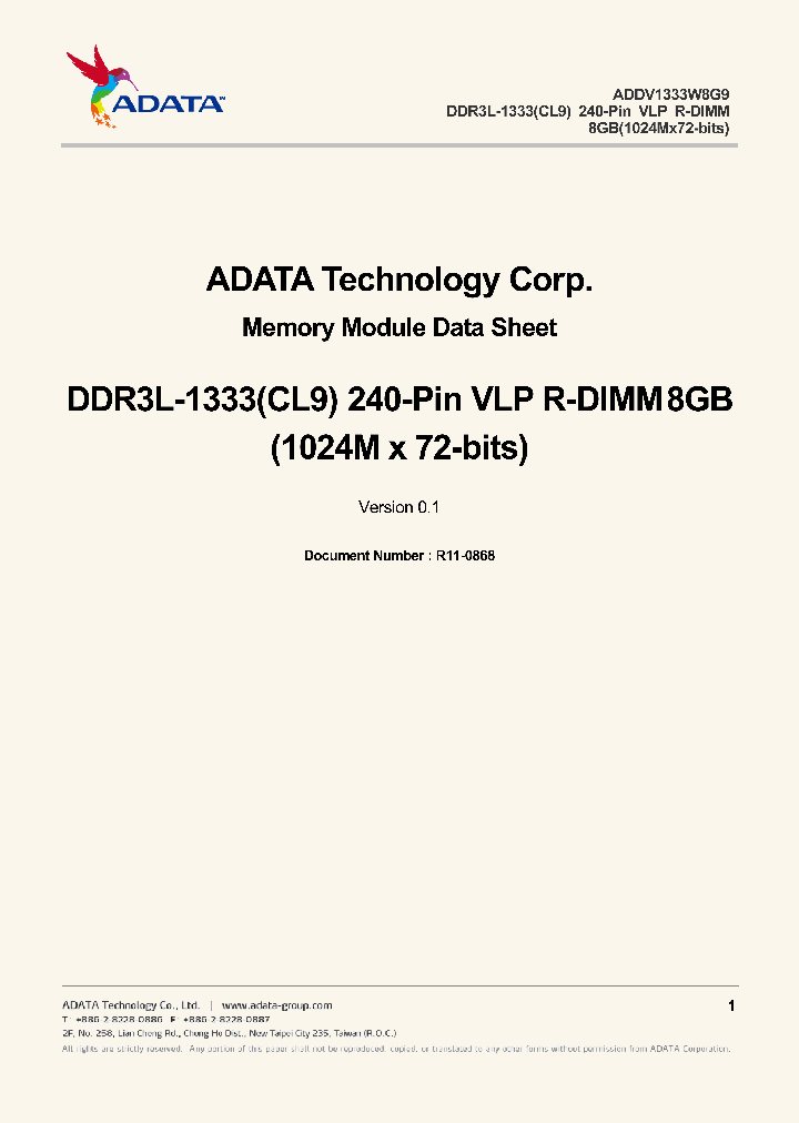 R11-0868_5578694.PDF Datasheet