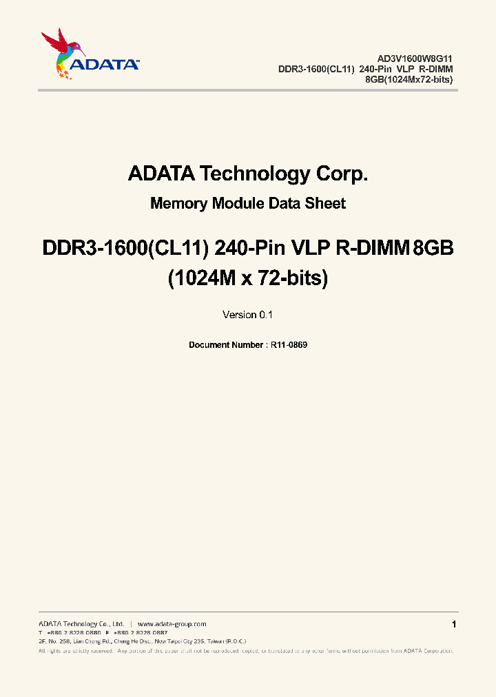 R11-0869_5578695.PDF Datasheet