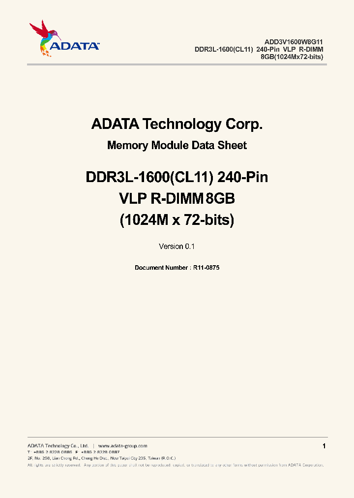 R11-0875_5578696.PDF Datasheet