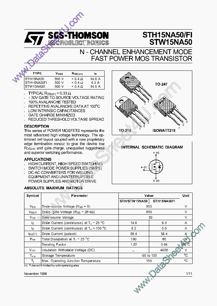 STW15NA50_5584602.PDF Datasheet