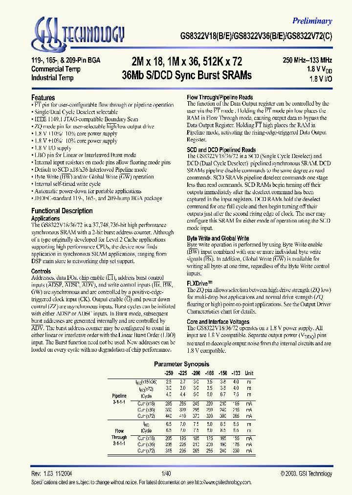 GS8322V72_5585353.PDF Datasheet