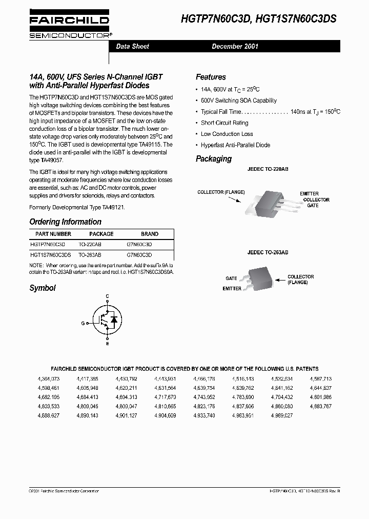 HGT1S7N60C3DS9A_5585582.PDF Datasheet