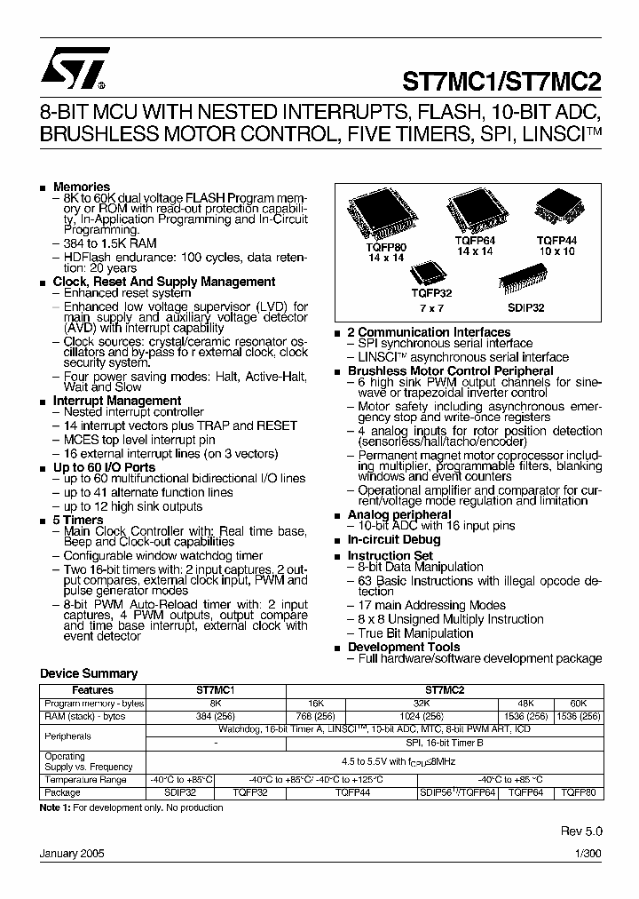 ST7FMC1K2B6_5586038.PDF Datasheet
