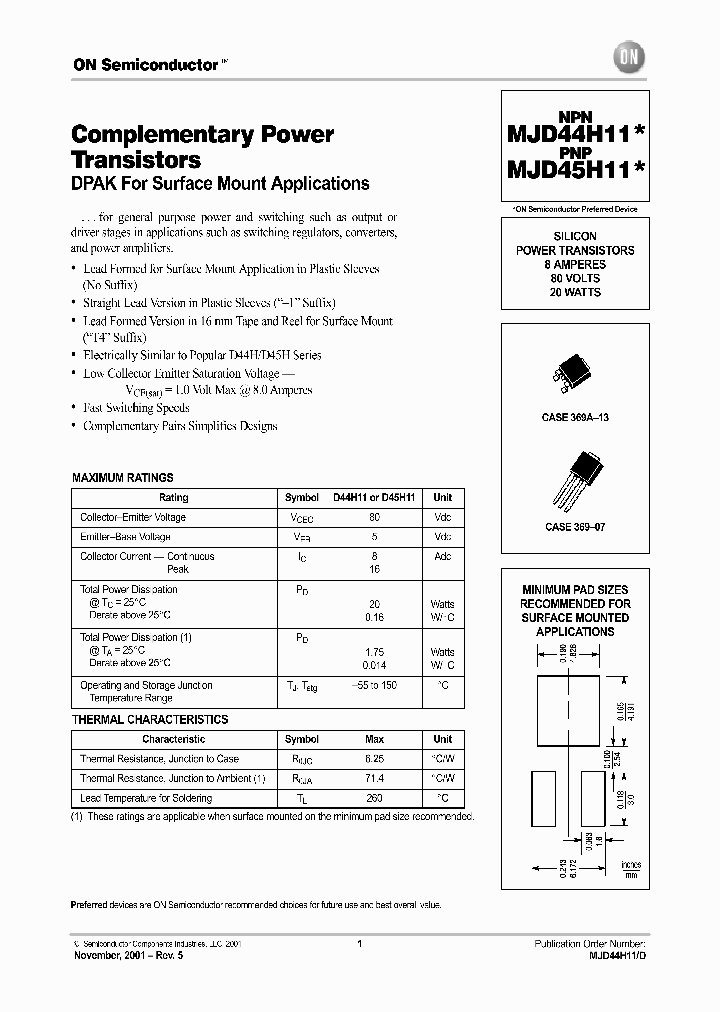 MJD44H11-D_5587674.PDF Datasheet