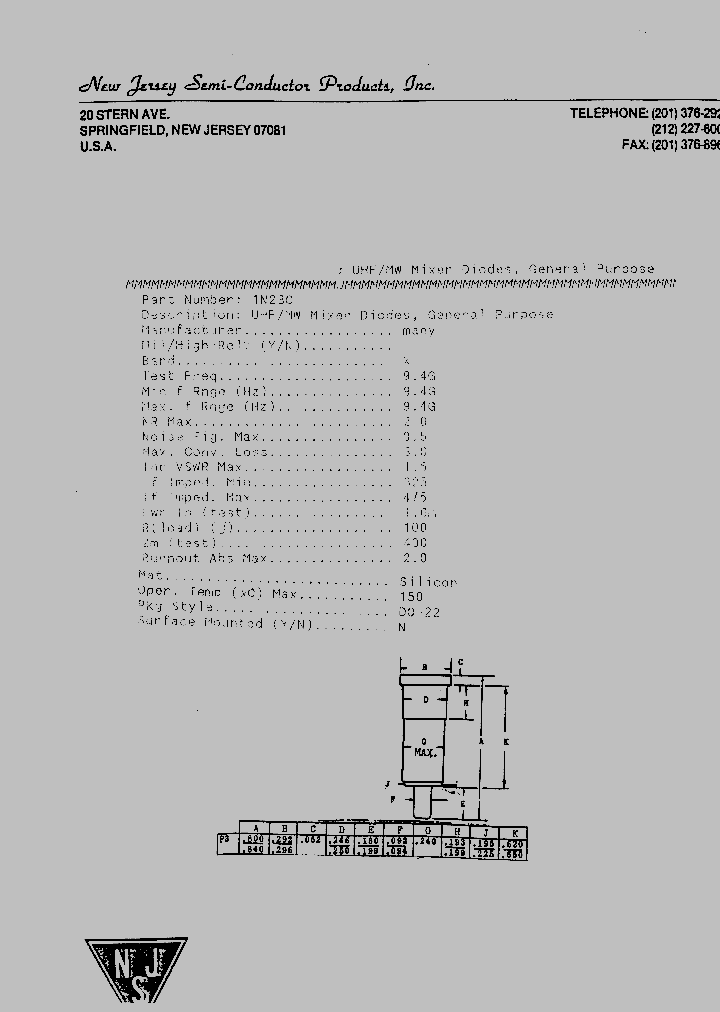 1N23C_5587733.PDF Datasheet