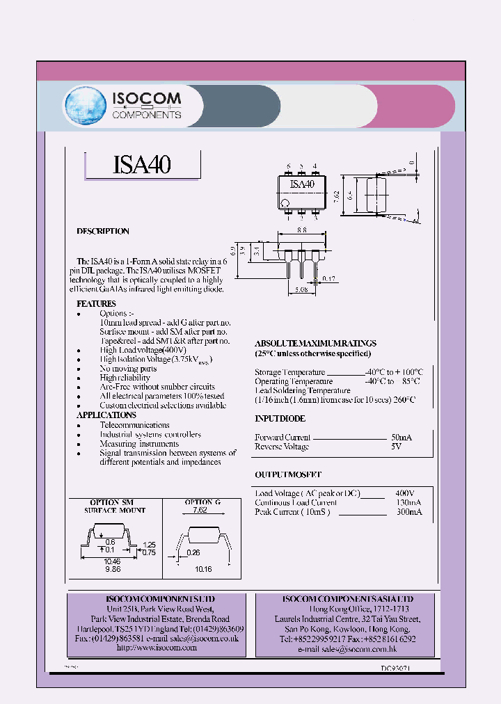 ISA40_5612264.PDF Datasheet