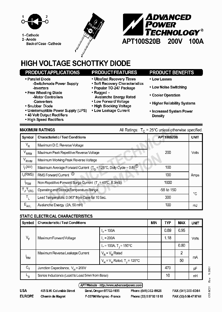 APT100S20B_5592925.PDF Datasheet