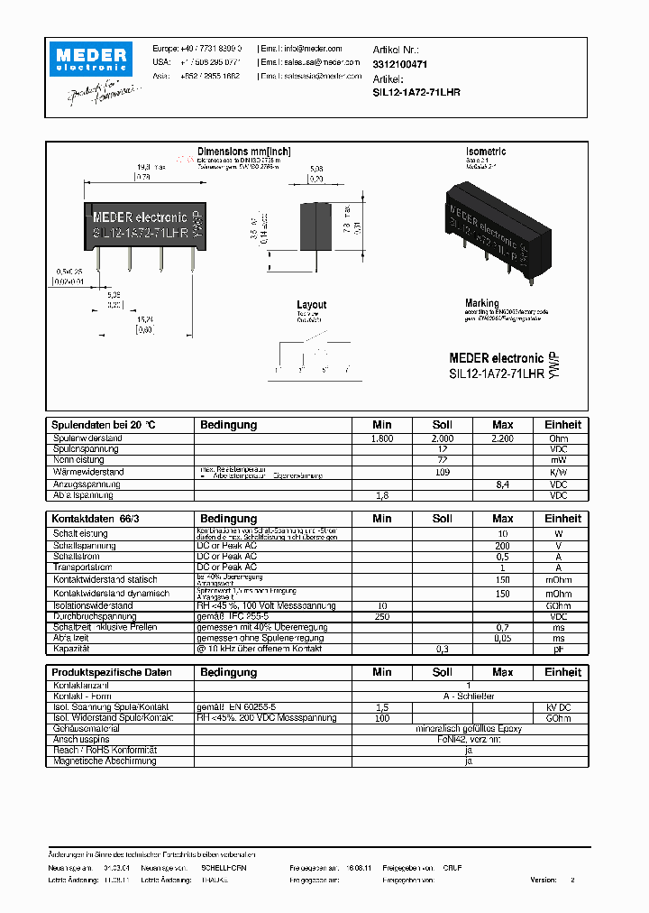 SIL12-1A72-71LHRDE_5596885.PDF Datasheet