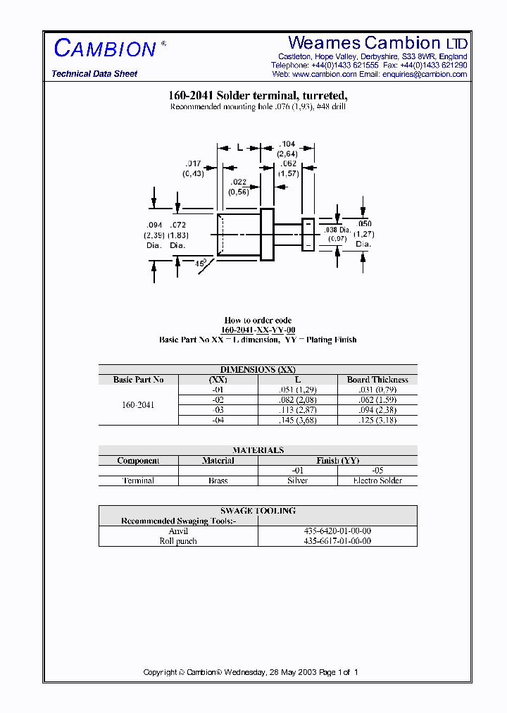 160-2041_5597347.PDF Datasheet