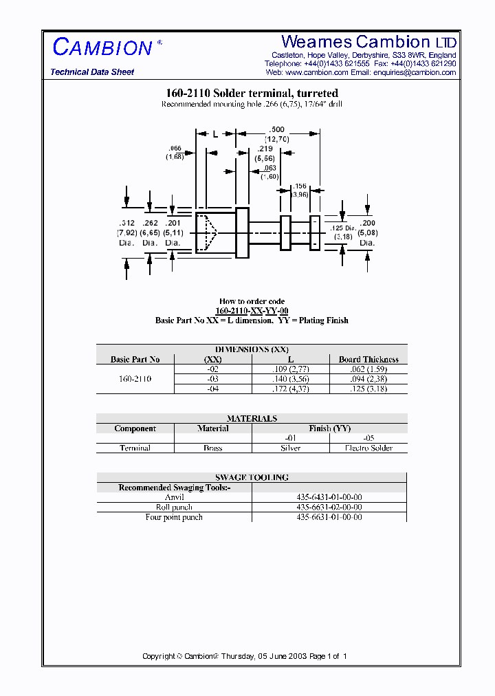 160-2110_5597355.PDF Datasheet