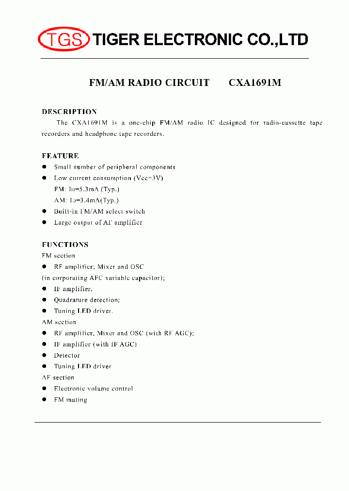 CXA1691M_5597555.PDF Datasheet