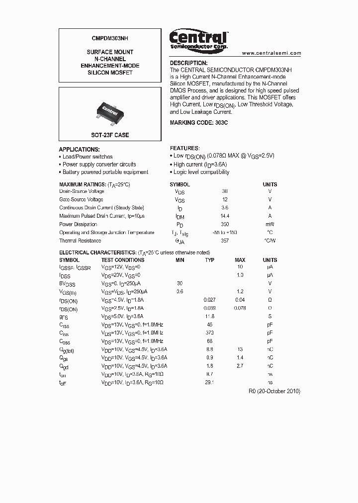 CMPDM303NH_5597723.PDF Datasheet