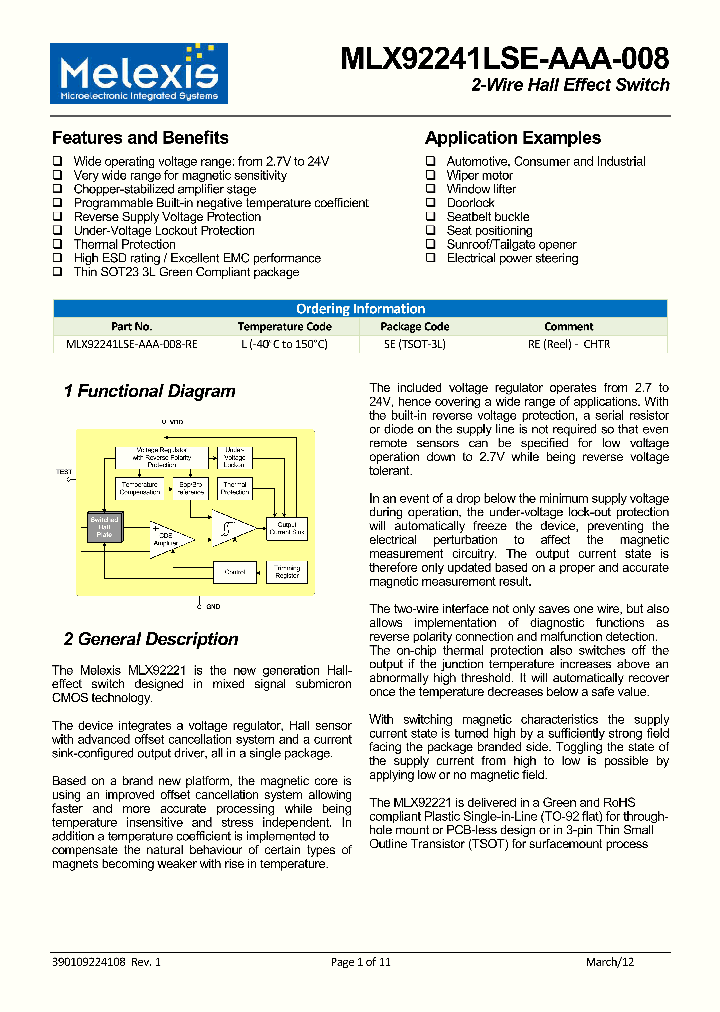 MLX92241LSE-AAA-008_5614788.PDF Datasheet