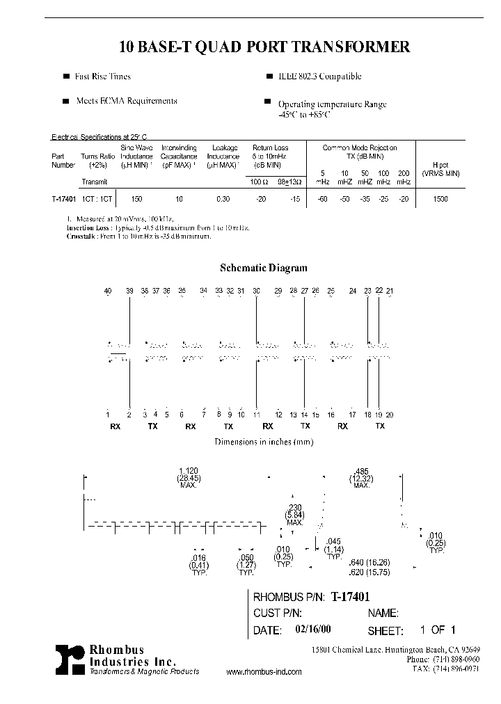 T-17401_5598926.PDF Datasheet