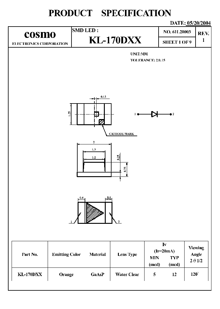 KL170DXX_5610541.PDF Datasheet