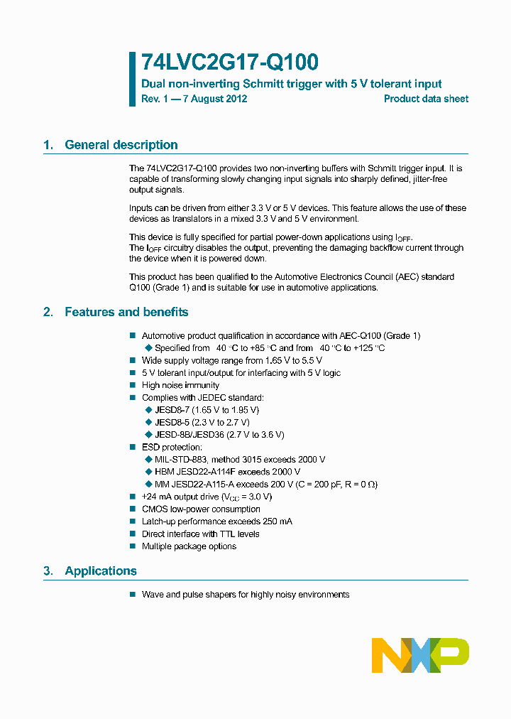 74LVC2G17-Q100_5601059.PDF Datasheet