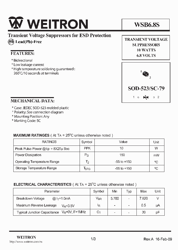 WSB68S_5610323.PDF Datasheet