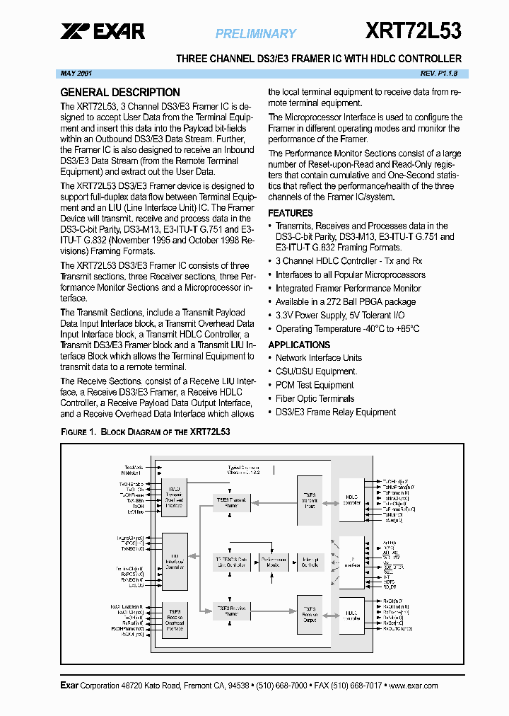 XRT72L53_5603337.PDF Datasheet