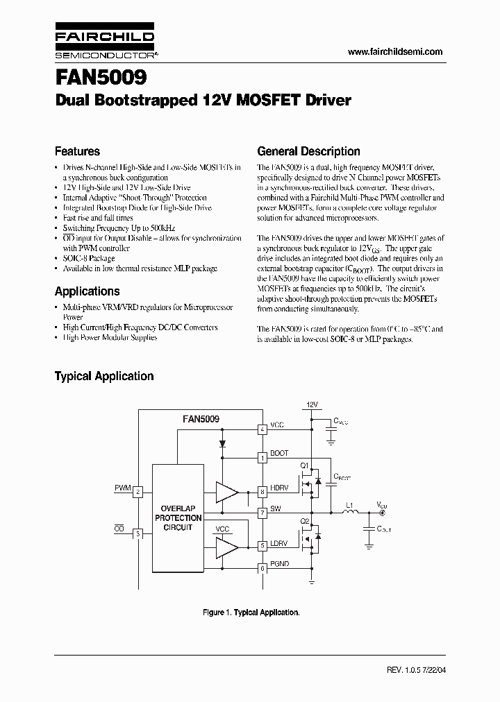 FAN5009M_5603579.PDF Datasheet