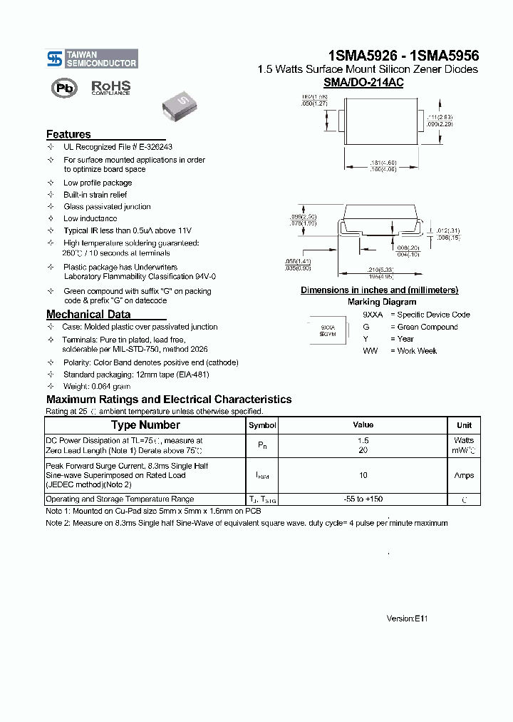 1SMA5950_5604540.PDF Datasheet