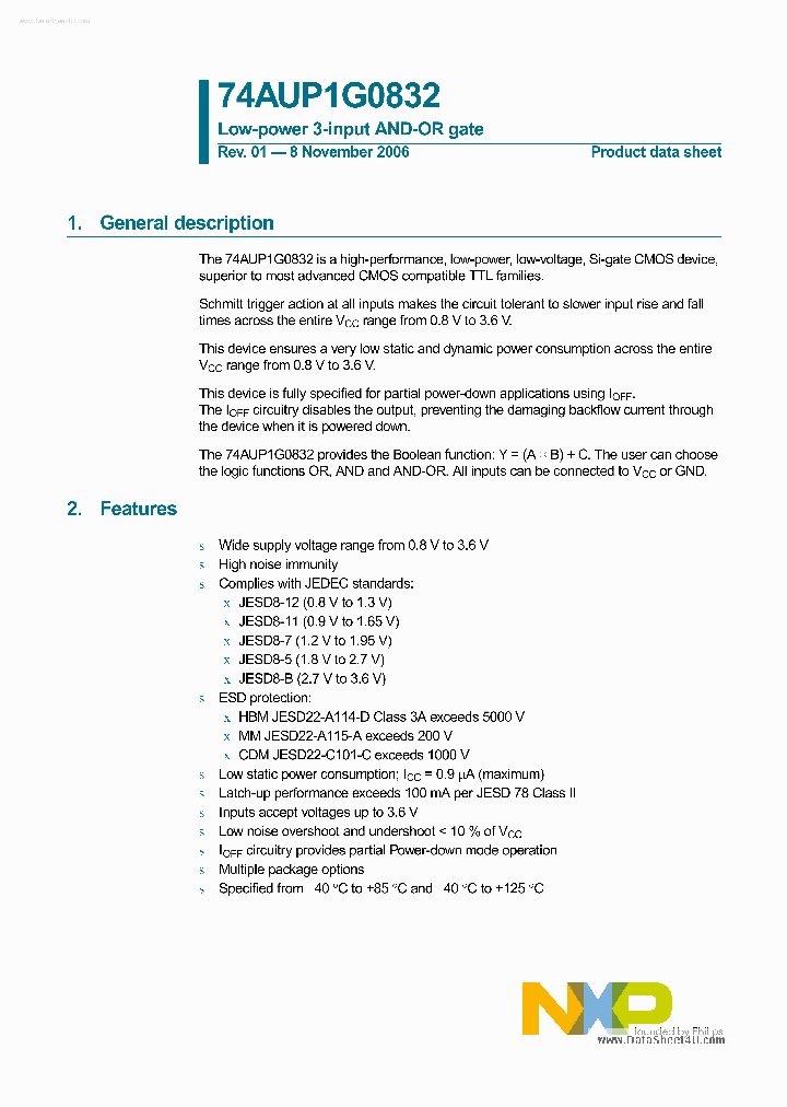 74AUP1G0832_5609073.PDF Datasheet