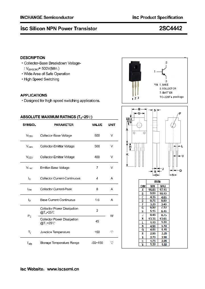 2SC4442_5608908.PDF Datasheet